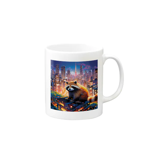 東京のたぬき Mug