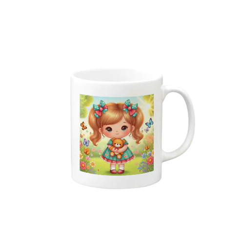 にこにこ女の子 Mug