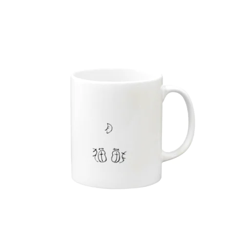 月見猫_monochro Mug