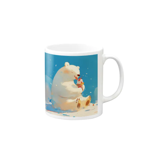 シロクマくんのおやつ Mug