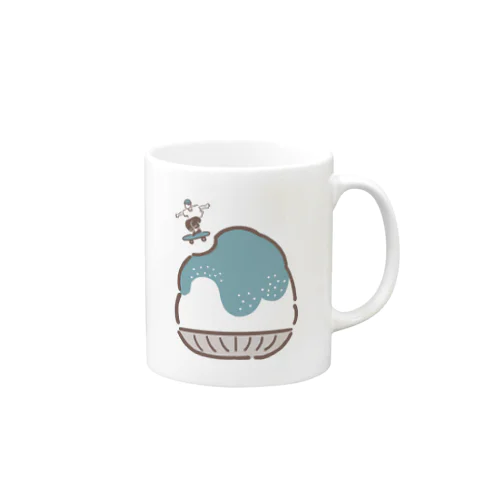 トケナイカキゴオリ～チョコミント～ Mug