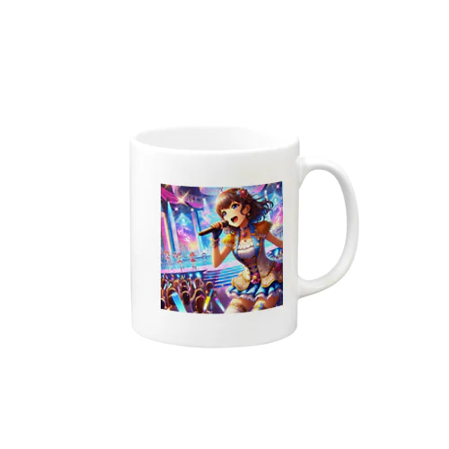 ステージに立つアイドル Mug