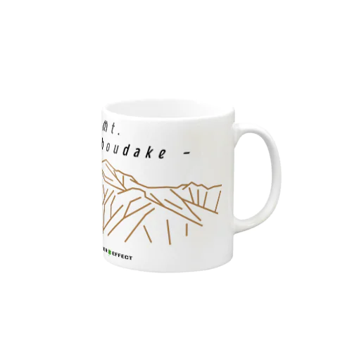 水晶岳 Mug