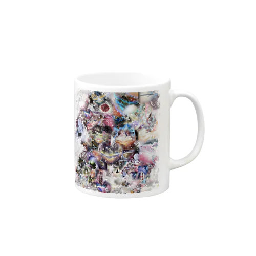 桜カラーの幸せデザイン Mug