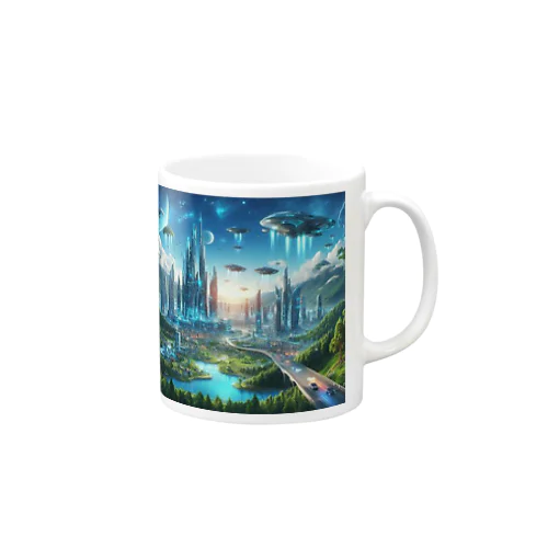 「近未来風景グッズ」 Mug