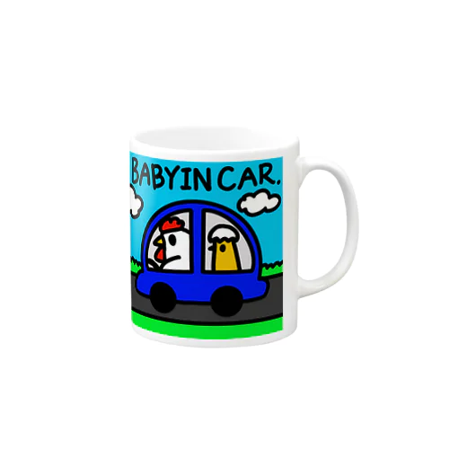 BABY IN CAR Mug