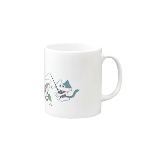 Fishing Cat  Mug