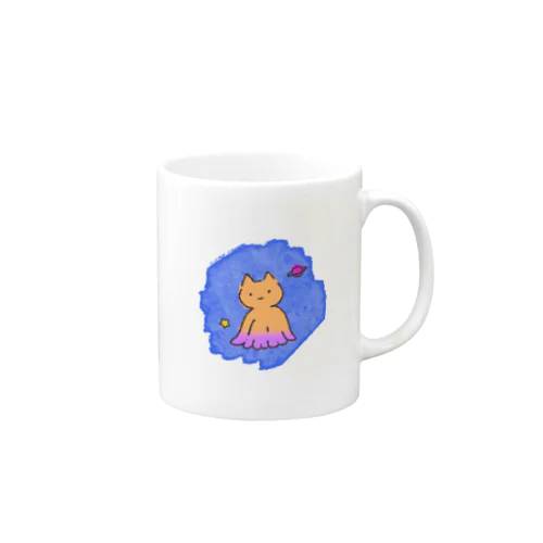 ちびねこ火星人 Mug