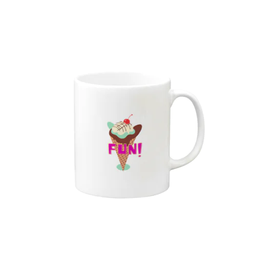 fun！チョコミントアイス Mug