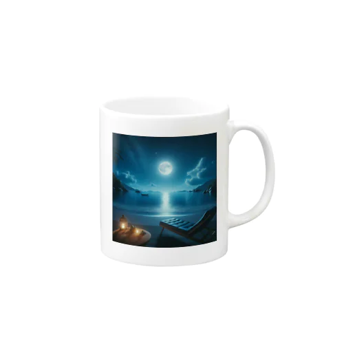 Night sea Mug