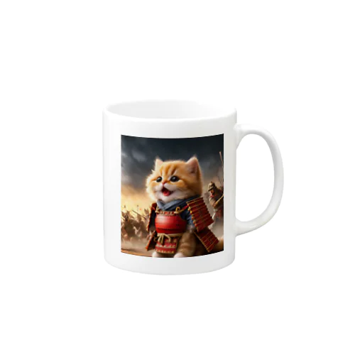 戦ねこ Mug