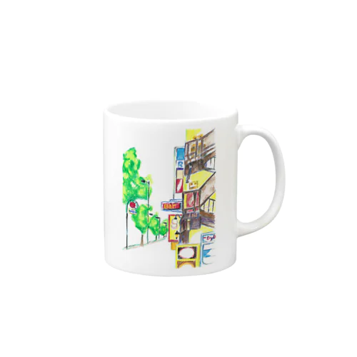 とある街並みの風景 Mug