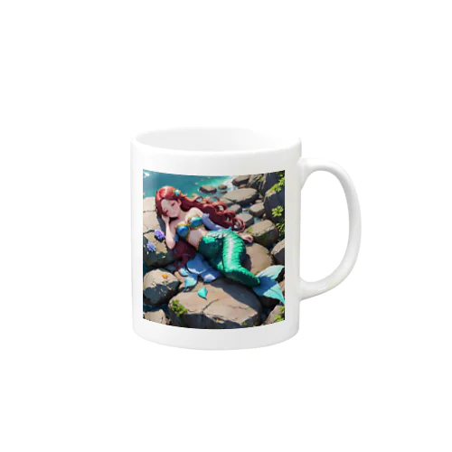 人魚姫のお昼寝 Mug