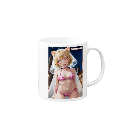 もんちゃんウェディング水着 Mug