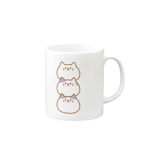 まるねこ三姉妹 Mug