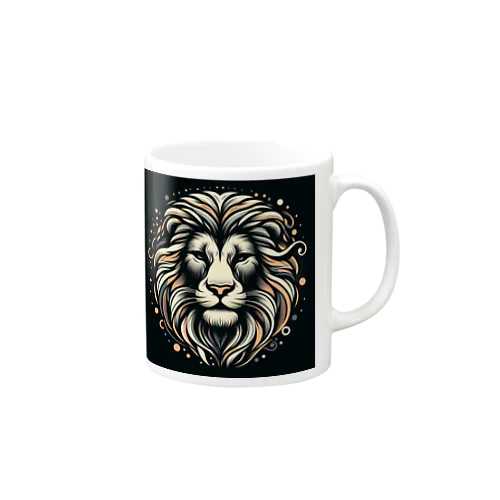 百獣の王ライオン Mug