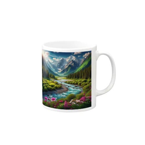 「美しい山風景グッズ」 Mug