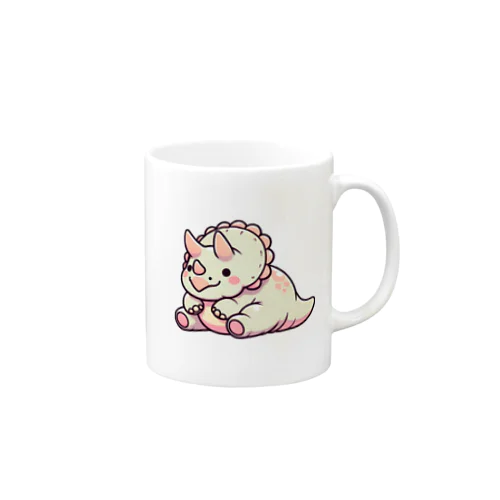 ゆるトリケラ（カラー） Mug