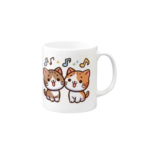 ねこコーラス 09 マグカップ