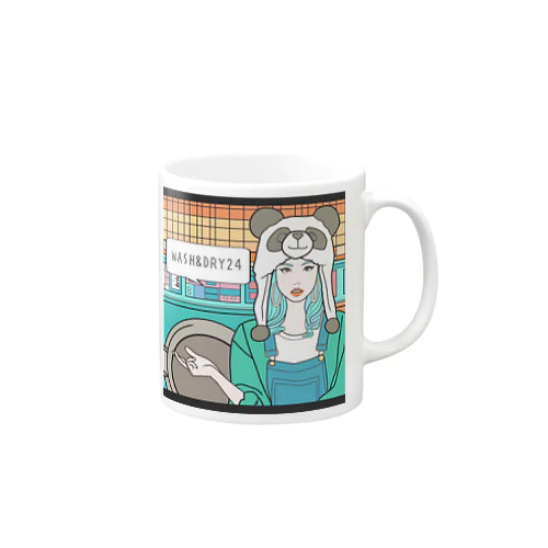 パンダ女子　看板娘 Mug