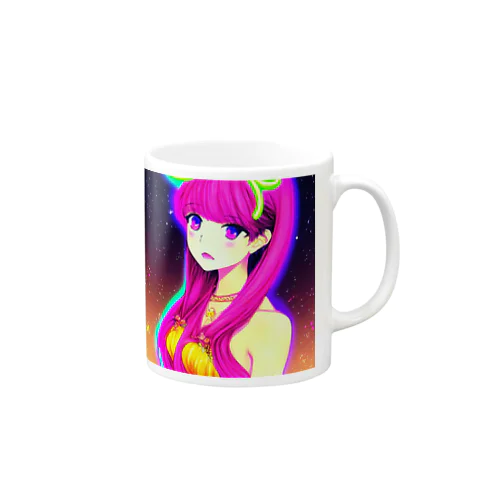 きゅぴきゅぴ★ピンク髪美人お姉さん Mug