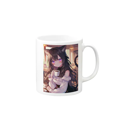 猫耳カフェ Mug