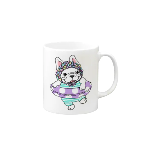 わーい、夏だよー！のフレブルちゃん。 Mug