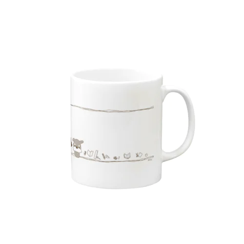 ＊with黒猫　文具＊ Mug
