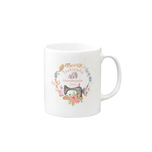 ツキネコハンドメイド部 Mug