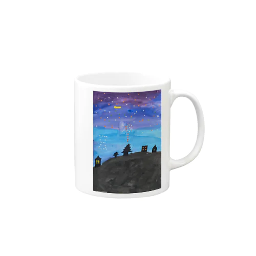 星空の夜 Mug