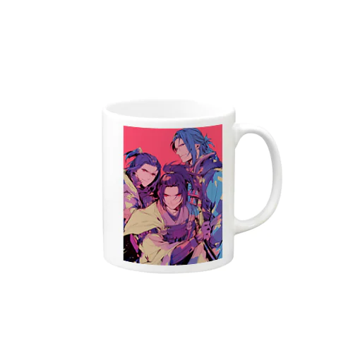 3人の戦国武将3019 Mug