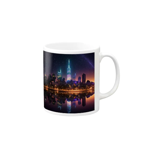 海辺の都市 Mug