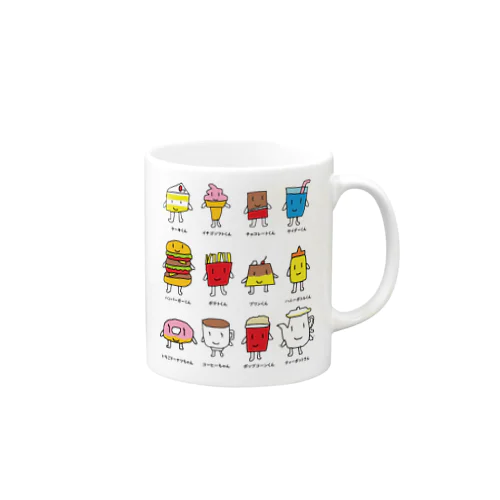 しゃべるものたち　甘いもの(大) Mug