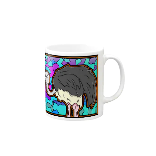 ダチョウとフラミンゴ Mug