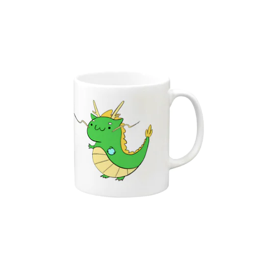 ほんわかドラゴン　みどり Mug