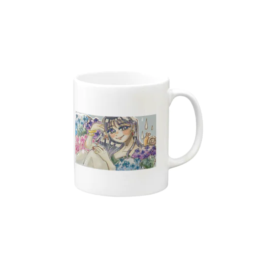 紫陽花 Mug