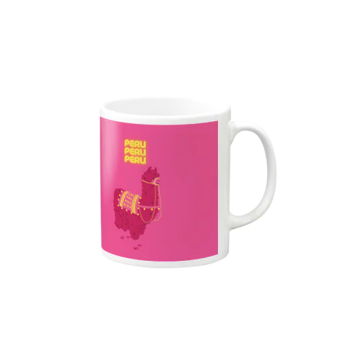 PINKのアルパカ001 Mug