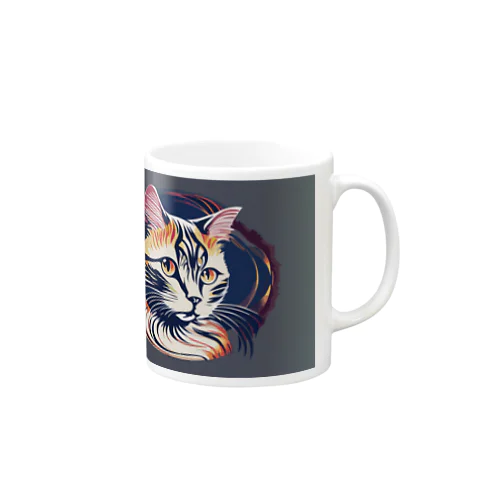 クラシックアート・猫-001 Mug