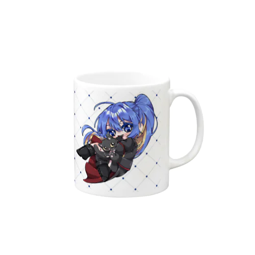 蝶月蒼 2周年記念グッズ 背景あり Mug