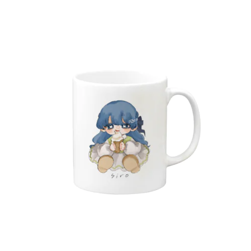 白い Mug