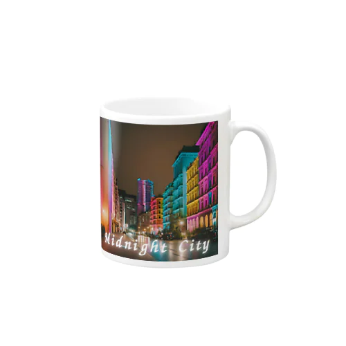 都市のカラフル夜景 Mug