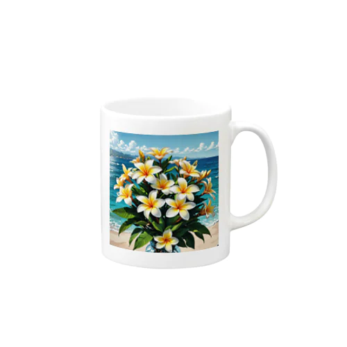 プルメリアの花束 Mug