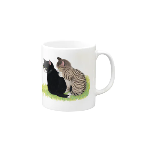 佐野早津紀　猫　3パターン Mug