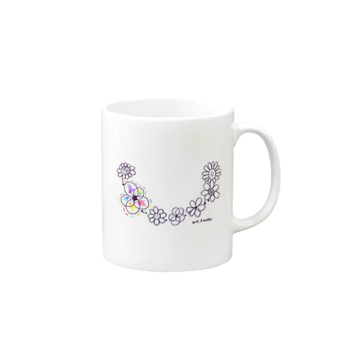 フラワーネックレス Mug