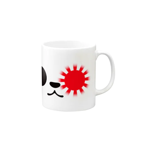 ゆるパンダアップ 旭日旗style Mug