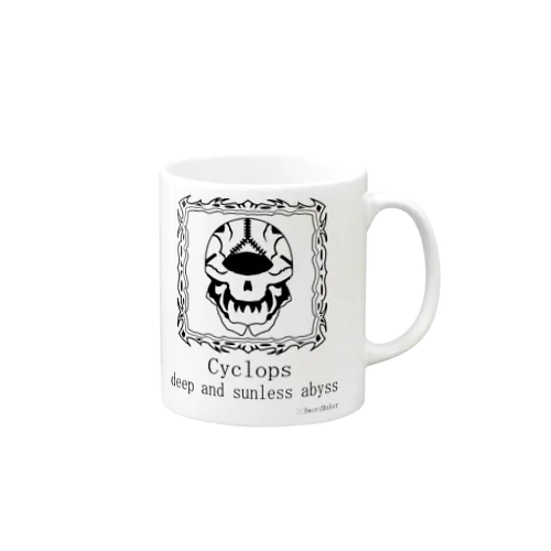 サイクロプス　黒　マグカップ Mug