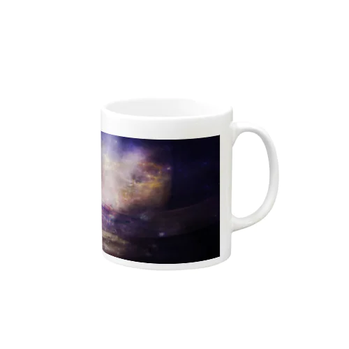 宇宙、土星ファン集合！ Mug