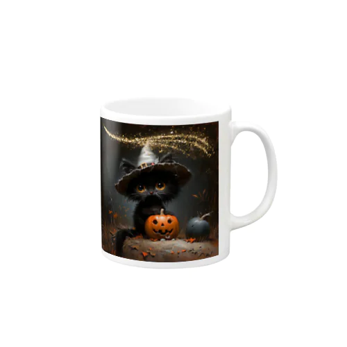 黒猫ちゃんのハロウィン Mug