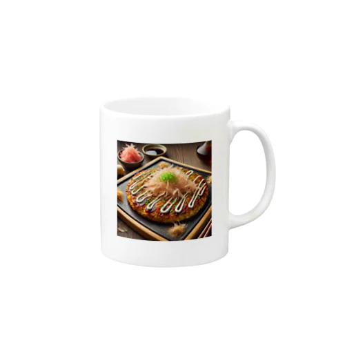 香ばしさ満点！本格お好み焼き Mug