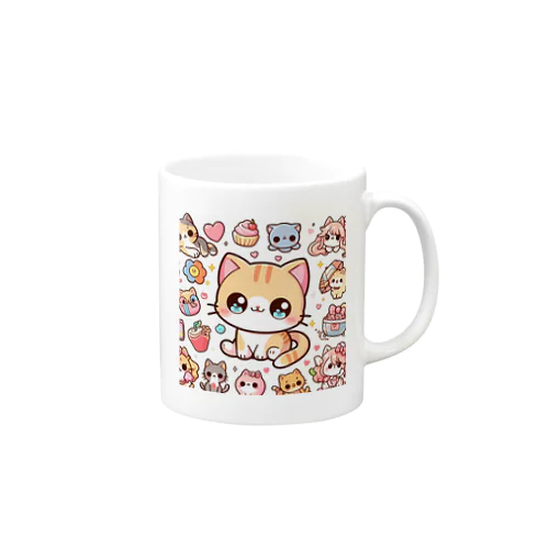 にゃんこたちのスイートワールド Mug